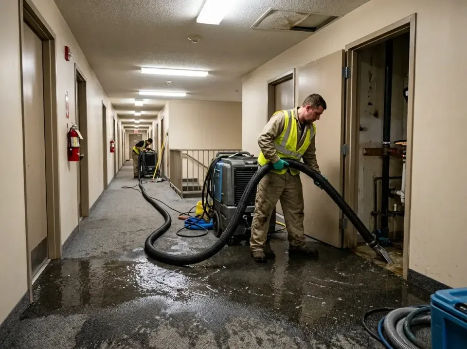 multi-unit-apartment-hallway-f-005 — frequently asked questions, Emergency Burst Pipe Water Extraction & Removal in Palm Cit…